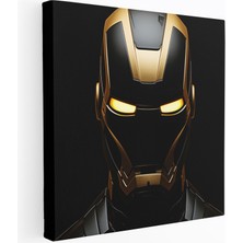 Popcas Minimalist Iron Man Temalı Modern Sanat Tarzında Kanvas Tablo