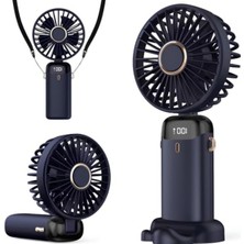 Esranın Dünyası 5 Kademe Hız Ayarlı Taşınabilir Şarjlı Mini Masaüstü Fan, USB ve Telefon Standlı