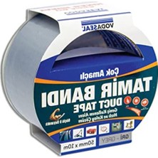Esranın Dünyası Çok Amaçlı Tamir Bandı, 50MM Genişlik, 10 Metre Uzunluk, Gri Renk