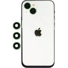 Uslucan Alışveriş Iphone 14 Shine Kamera Lens - Yeşil