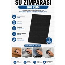 Ellante 100 Kum Profesyonel Su Zımparası – Islak/kuru Kullanım, Esnek ve Dayanıklı Yapı, Boya Öncesi Yüzey Hazırlığı Için Ideal