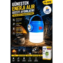 Ellante Güçlü Işık Veren Şarjlı LED El Feneri, 3 Modlu Taşınabilir Kompakt Cep Feneri, Kamp Outdoor Araç Ev ve Acil Durum Kullanımı Için