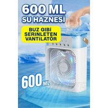 Ellante Ultrasonik Hava Vantilatörü Nemlendirici Fan Buhar Makinesi Rgb Yüksek Kalite