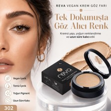 Reva Vegan Krem Göz Farı - No. 302 | Temiz Içerik, Uzun Süre Kalıcı & Mono Cream Eyeshadow