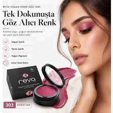 Reva Vegan Krem Göz Farı - No. 303 | Temiz Içerik, Uzun Süre Kalıcı & Mono Cream Eyeshadow