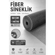 Ellante Fiber Sineklik Teli 60 cm x 1 Metre | Cam Elyaf, Uv Dayanımlı, Dayanıklı Pencere ve Kapı Sinekliği | Metre ile Satılır, Tek Parça Kesim Gönderilir
