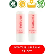 30 SPF Vanilla Plump Lip Balm 2’li Set – Dolgun Dudak & Koruma