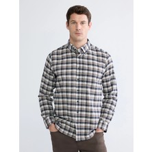 Lc Waikiki Yeni Sezon Regular Fit Ekose Gabardin Erkek Gömlek