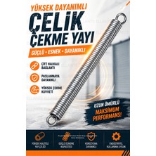 Ellante Yüksek Dayanımlı Çelik Çekme Yayı – Çift Halkalı Germe Yayı | Güçlü Esneme | Endüstriyel Kullanım