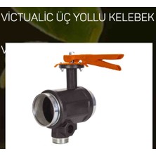 Netvalf 110 Victualic Kelebek Vana Filitre Için 3 Yollu
