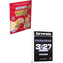 Anla Kazan Yayınları Murat 2027 4.sınıf Matematik Problemler Kitabım+ Evp Akademi Paragraf