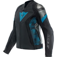 Dainese Avro 5 Blk Teal Ant Kadın Deri Mont