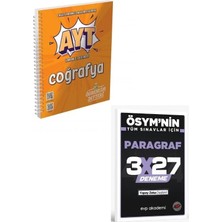 Anla Kazan Yayınları Murat 2027 Ayt Coğrafya Öğrencim Defteri + Evp Akademi Paragraf