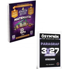 Anla Kazan Yayınları Murat 2027 8.sınıf Matematik Öğrencim Defteri+ Evp Akademi Paragraf