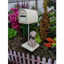 Himi Pasta Süsleri Köpekli Posta Kutusu Maket Kürdanlı Cupcake Pasta Süsü Doğum Günü Süsleri Kürdan Süsü