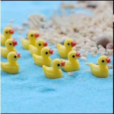 Himi Pasta Süsleri 4'lü Minik Ördekler Maket Kürdanlı Cupcake Pasta Süsü Doğum Günü Süsleri Pasta Kürdanı
