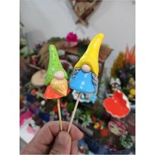 Himi Pasta Süsleri 2'li Burnuk Maket Kürdanlı Cupcake Pasta Süsü Doğum Günü Süsleri Pasta Kürdanı Kürdan Süsü
