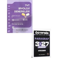 Anla Kazan Yayınları 2027 Biyoanaliz 2027 Tyt Biyoloji Denemeleri+ Evp Akademi Paragraf