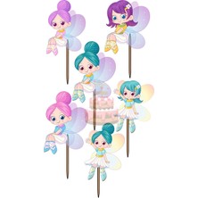 Himi Pasta Süsleri Peri Melek Pasta Süsleri Kız Erkek Çocuk Maket Pasta Kürdanı Pasta Süsleri Cupcake Kürdan Süsleri
