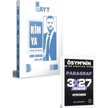 Anla Kazan Yayınları 2027 Benimhocam 2027 Ayt Kimya Video Çözümlü Soru Bankası+ Evp Akademi Paragraf