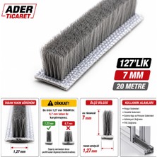 Ader 127 Lik Kıl Fitil Gri Finsiz 700MM 20 Metre