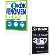 Anla Kazan Yayınları Fenomen 2027 8 Kök Fen Bilimleri Soru Bankası+ Evp Akademi Paragraf