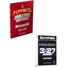 Anla Kazan Yayınları Murat 2027 Kpss Matematik Challenge Soru Bankası+ Evp Akademi Paragraf