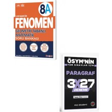 Anla Kazan Yayınları Fenomen 2027 8 Geometri Tabanlı Matematik Soru Bankası (A)+ Evp Akademi Paragraf