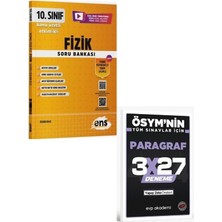 Anla Kazan Yayınları Ens 2027 10. Sınıf Fizik Etkinlikli Soru Bankası+ Evp Akademi Paragraf