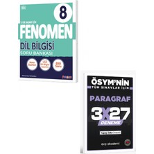 Anla Kazan Yayınları Fenomen 2027 8 Dil Bilgisi Soru Bankası+ Evp Akademi Paragraf