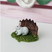 Himi Pasta Süsleri Tavşan Maket Kürdanlı Cupcake Pasta Süsü Doğum Günü Süsleri Kürdan Süsü