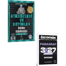 Anla Kazan Yayınları Edebiyat Sokağı 2027 5. 6. 7. 8. Sınıf Atasözleri ve Deyimler Soru Bankası+ Evp Akademi Paragraf