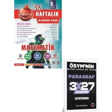 Anla Kazan Yayınları Nartest 2027 8. Sınıf Haftalık Matematik Denemeleri+ Evp Akademi Paragraf