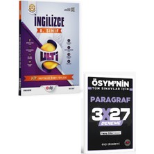 Anla Kazan Yayınları Ulti 2027 8. Sınıf Lgs Ingilizce Haftalık Ödev Föyleri+ Evp Akademi Paragraf