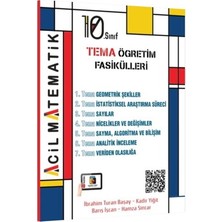 Anla Kazan Yayınları 2027 Acil Yayınları 10. Sınıf Acil Matematik Tema Öğretim Fasikülleri