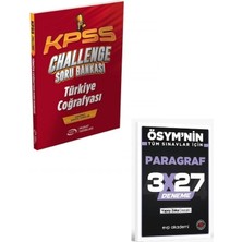 Anla Kazan Yayınları Murat 2027 Kpss Türkiye Coğrafyası Challenge Soru Bankası+ Evp Akademi Paragraf