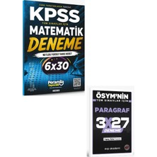 Anla Kazan Yayınları Peramila 2027 Kpss Matematik 6 Deneme Çözümlü+ Evp Akademi Paragraf