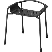 IKEA Basıngen Antrasit Banyo Taburesi