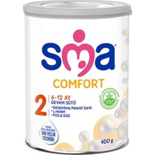 Sma Comfort 2 400 gr Bebek Sütü 6-12 Ay İçin Sütlü İçerik Geliştirilmiş Protein Teknolojisi