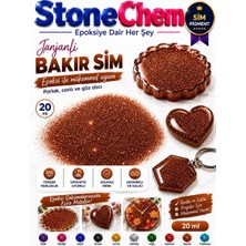 Epoksi Bazlı Bakır Parlak Sim 20 ml