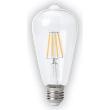 5 Adet Noas YL92 0131 Flament 4W LED Ampul 6500K Beyaz Işık E27 Duy