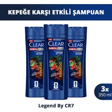 Clear Men Kepeğe Karşı Etkili Şampuan Legend by CR7 350 ml x3