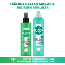 Elidor Sağlıklı Uzayan Saçlar Sıvı Saç Bakım Kremi 200 ml + 7/24 Şekillendirici Bakım Kremi 240 ml