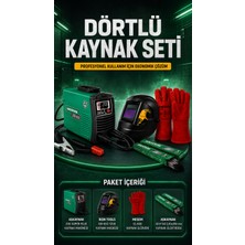 Askaynak 205 Super Plus Inverter Kaynak Makinesi + Ikon Tools Kaynak Maskesi + Eldiven + As R-143 Elektrod – Dörtlü Kaynak Seti