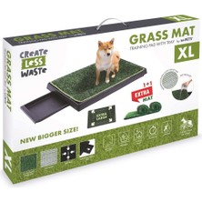 M-Pets Grass Mat Çimli Çekmeceli Köpek Tuvaleti Xl