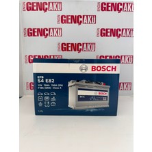Bosch S4 E82 Efb 12 V 70 Ah 720 Cca Akü