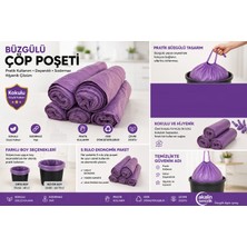 Akalın Professional Cleaning Products Büzgülü Lavanta Kokulu Orta Boy Çöp Torbası 55X60 cm 5 Rulo
