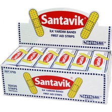 Hace Bazaar Santavik 10 x 30 Yara Bantı = 1 Kutu Içinde 300 Adet Yara Bandı Vardır (4887)