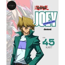 Cakmak Oyun Dükkanı Joey Wheeler Anime Hal Destesi 45 Köşeli Kenar Yugioh Kartı Yu-Gi-Oh!