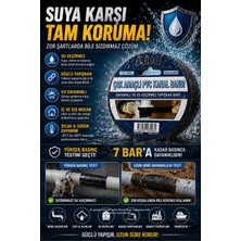 Ellante Çok Amaçlı Pvc Kanal Bandı 48MM x 20M | Su Geçirmez Güçlü Yapışkanlı Tamir Bandı | Boru, Hortum, Kablo, Çatı ve Tesisat Onarım Bandı